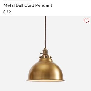 Pottery Barn Pendant Light